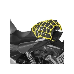 Zamów teraz OXFORD SIATKA (PAJĄK) NA BAGAŻE Z 6 HAKAMI 30CM/30CM KOLOR ŻÓŁTY FLUO