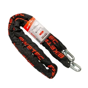 Darmowa dostawa BIKETEC SEQR ŁAŃCUCH 2M, OCZKO 14MM, CZARNA OTULINA