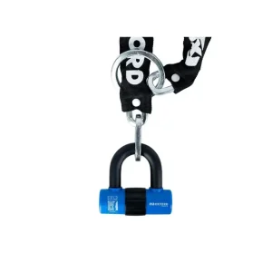 Ostatnia szansa OXFORD PROMOCJA ŁAŃCUCH ZABEZPIECZENIE ANTYKRADZIEŻOWE Z KŁÓDKĄ CHAIN 8, 8mm x 1000mm (ZAMKNIĘCIE NA KLUCZ)