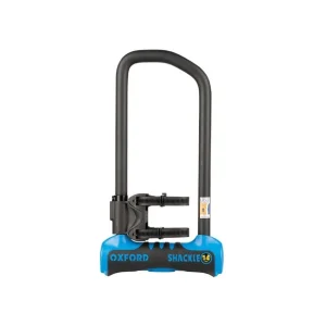 OXFORD ZABEZPIECZENIE ANTYKRADZIEŻOWE KŁÓDKA Z LINKĄ SHACKLE 14 PRO DUO U-LOCK + CABLE 320mm x 177mm KOLOR NIEBIESK Popularny