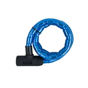 OXFORD ZABEZPIECZENIE ANTYKRADZIEŻOWE WZMOCNIONE BARIIER ARMOURED CABLE 1.4mx25mm (ZAMKNIĘCIE NA KLUCZ) KOLOR NIEBI Bezpieczna płatność