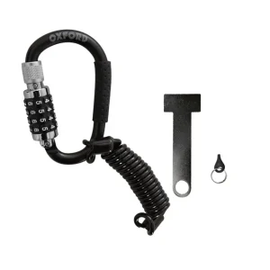 Niska cena OXFORD ZABEZPIECZENIE ANYKRADZIEŻOWE DO KASKU I ODZIEŻY PRZYPINANE DO MOTOCYKLA (STARY KOD: OX623)