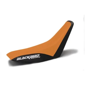 Oferta BLACKBIRD POKROWIEC / POSZYCIE NA SIEDZENIE KTM 4T '96-'99 (4 STROKE ALL MODELS) TRADITIONAL KOLOR CZARNY POMARAŃCZ
