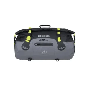 Kup teraz OXFORD TORBA AQUA T-50 ROLLBAG WODOODPORNA POJEMNOŚĆ 50L KOLOR CZARNY/SZARY/ŻÓŁTY FLUO