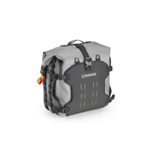 Ekspresowa dostawa KAPPA 2025/04 TORBY (SAKWY BOCZNE) Z PŁYTĄ MONOKEY 100% WODOSZCZELNE KOLOR CZARNO SZARY (K' RUGGED) (PARA)