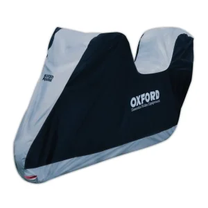 OXFORD AQUATEX POKROWIEC WODOODPORNY NA MOTOCYKL Z MIEJSCEM NA KUFER CENTRALNY KOLOR CZARNY/SZARY ROZMIAR L Oferta limitowana