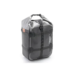 KAPPA TORBA NA SIEDZENIE / BAGAŻNIK 20L 100% WODOSZCZELNA KOLOR CZARNO-SREBRNY (K' RUGGED) (45X27X19CM) Wyprzedaż