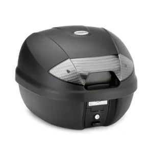 Zamów teraz KAPPA KUFER CENTRALNY 30L MONOLOCK K30NT Z BIAŁYMI ODBLASKAMI ( ZAWIERA PŁYTĘ )