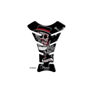 Oferta TANK PAD KEITI SKULL RED