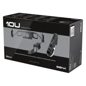 SENA INTERKOM MOTOCYKLOWY 10U BLUETOOTH 4.1 DO 1600M Z RADIEM FM I PILOTEM SC-4B-01 DO KASKU SHOEI GT-AIR ( 1 ZESTAW ) - ZASTĘ Najlepsza cena
