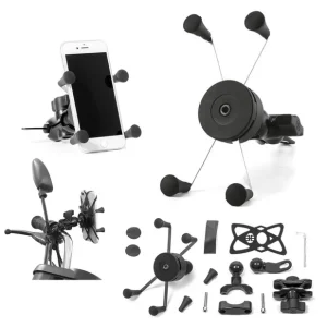 BIKETEC UCHWYT MOTOCYKLOWY TYP RAM XL NA TELEFON MONTOWANY NA KIEROWNICĘ LUB LUSTERKO Tylko dziś