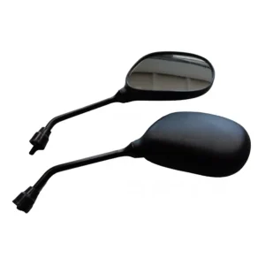 GZ LUSTERKO UNIWERSALNE DO SKUTERÓW OWALNE LEWE I PRAWE (KOMPLET) GWINT YAMAHA M8 KOLOR CZARNY Niska cena