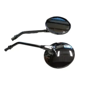 Popularny GZ LUSTERKO UNIWERSALNE OKRĄGŁE LEWE I PRAWE (KOMPLET) GWINT YAMAHA M10 CHROMOWANE