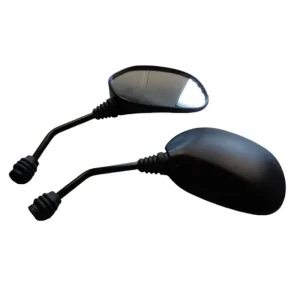 Darmowa dostawa GZ LUSTERKO UNIWERSALNE OWALNE LEWE I PRAWE (KOMPLET) GWINT HONDA M8 KOLOR CZARNY