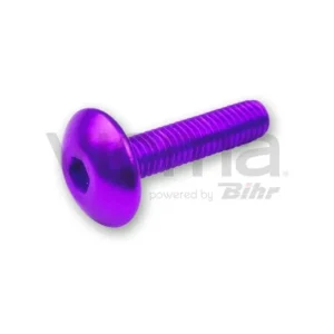 Premium V PARTS (VICMA) ZESTAW ŚRUB OWIEWKI M6X20 (6SZT.) KOLOR FIOLETOWY (IMBUSOWA PŁASKA)(TA620LI)