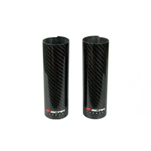 SCAR RACING SAMOPRZYLEPNE OSŁONY GORNEJ CZĘŚCI GOLENI LAG TELESKOPÓW CARBON WYMIARY 160X52 MM Zwrot pieniędzy