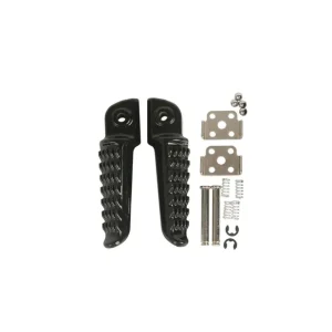 BIKETEC PARTS ZESTAW PODNÓŻKÓW (PODNÓŻKI) PASAŻERA KOMPLETNY Z MOCOWANIAMI KAWASAKI ZX-6R NINJA '98-13, ZX 636 '03-06, Z 750 Darmowa dostawa