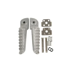 Promocja BIKETEC PARTS ZESTAW PODNÓŻKÓW (PODNÓŻKI) PASAŻERA KOMPLETNY Z MOCOWANIAMI KAWASAKI ZX-6R NINJA '98-13, ZX 636 '03-06, Z 750