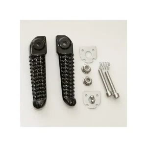 BIKETEC PARTS ZESTAW PODNÓŻKÓW (PODNÓŻKI) PASAŻERA KOMPLETNY Z MOCOWANIAMI YAMAHA YZF R1 '02-11, YZF R6 '03-11 KOLOR CZARNY Darmowa dostawa