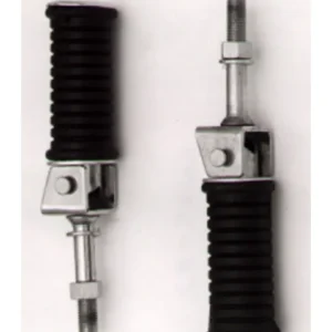 Nowość EMGO KOMPLET PODNÓŻKÓW PASAŻERA UNIWERSALNE 2 SZT. ( ŚRUBA 10MM Z NAKRĘTKĄ ) ( KAWASAKI )