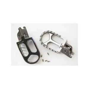 Szybka dostawa JR WYPRZEDAŻ PODNÓŻKI PEGI ALUMINIOWE KAWASAKI KXF 250 / 450 '06-'14 KOLOR SZARY (2SZT)