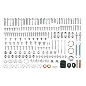 PSYCHIC 2025/01 KOMPLET ŚRUB, NAKRETEK, PODKŁADEK I TULEJEK DO MONTAŻU PLASTIKÓW HONDA CR 125 R '00-'07 Tani