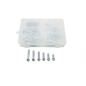 Oferta limitowana ACCEL KOMPLET (ZESTAW) ŚRUB KOŁNIERZOWYCH M8 Z WKLĘSŁYM ŁBEM BEZ OZNACZEŃ (60 SZT.)