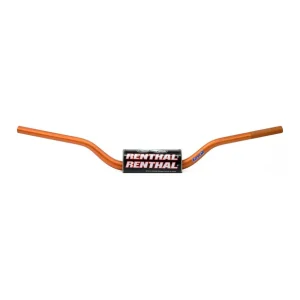 Premium RENTHAL KIEROWNICA 1,1/8 CALA (28,6MM) MX FATBAR HANDLEBAR ORANGE MCGRATH / SHORT PADDED PADDED KOLOR POMARAŃCZOWY