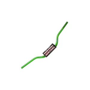 RENTHAL KIEROWNICA 1,1/8 CALA (28,6MM) MX FATBAR HANDLEBAR GREEN HONDA CR/CRF, KAWASAKI KX/KXF KOLOR ZIELONY Z GĄBK Premium