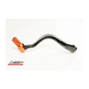 ACCEL DŹWIGNIA ZMIANY BIEGÓW KTM LC8 950/990/1090/1190 '03-'18 ALUMINIOWA KOLOR CZARNY, KOŃCÓWKA POMARAŃCZOWA (OEM- Wyprzedaż