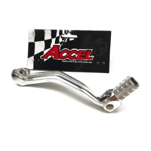 Tylko dziś ACCEL DŹWIGNIA ZMIANY BIEGÓW YAMAHA YZ 125/250 '05-'25, FANTIC XE / XX 125 '21-'25 ALUMINIOWA KOLOR SREBRNY (LCA430