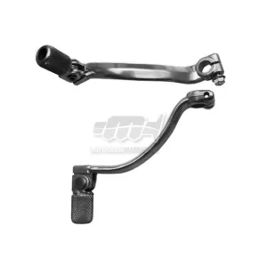 M.C. DŹWIGNIA ZMIANY BIEGÓW HONDA CR 125 87-07 (ALUMINIOWA )(KUTA) KOLOR SREBRNY, KOŃCÓWKA STALOWA Popularny