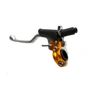 Popularny ACCEL UCHWYT DŹWIGNI SPRZĘGŁA KOMPLETNY + DEKOMPRESATOR UNIWERSALNY KOLOR ZŁOTY (CL-08G) - PROMOCJA