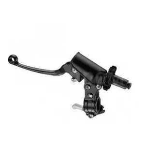 Nowość ACCEL UCHWYT DŹWIGNI SPRZĘGŁA KOMPLETNY + HOT START UNIWERSALNY KOLOR CZARNY (DŹWIGNIA NIEŁAMKA) (CL-102-4BK) - PRO