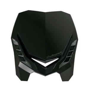 POLISPORT LAMPA PRZEDNIA MODEL E-BLAZE LED (ŻARÓWKA LED) KOLOR CZARNY Szybka dostawa