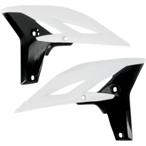 UFO OSŁONY CHŁODNICY YAMAHA YZF 250 '10-'12 KOLOR BIAŁY/CZARNY - WYPRZEDAŻ Zwrot pieniędzy