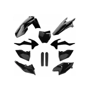 POLISPORT KOMPLET PLASTIKÓW (FULL KIT) KTM EXC/EXC-F TPI '17-'19 W ZESTAWIE OSŁONA LAMPY (8666800002) I OSŁONY AMORTYZATORÓW Wysoka jakość