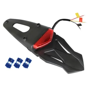 PSYCHIC BŁOTNIK ENDURO TYŁ UNIWERSALNY Z LAMPKĄ LED CZERWONĄ (HOMOLOGOWANY) Promocja