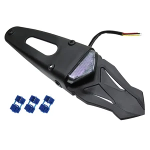 Darmowa dostawa PSYCHIC BŁOTNIK ENDURO TYŁ UNIWERSALNY Z LAMPKĄ LED PRZYDYMIONĄ (HOMOLOGOWANY)