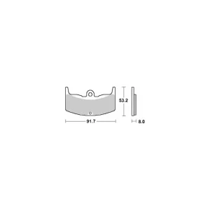 Kup teraz SBS PROMOCJA KLOCKI HAMULCOWE KH80 STREET CERAMIC KOLOR CZARNY