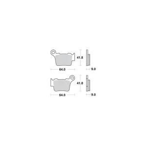 Tylko dziś SBS KLOCKI HAMULCOWE KH368 OFF-ROAD RACING SINTER KOLOR ZŁOTY