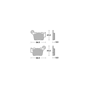 SBS PROMOCJA KLOCKI HAMULCOWE KH368 STREET CERAMIC KOLOR CZARNY Darmowa dostawa