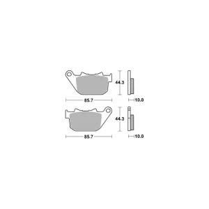 Bezpieczna płatność SBS PROMOCJA KLOCKI HAMULCOWE KH387 STREET EXCEL/RACING SINTER KOLOR ZŁOTY PASUJE DO: HARLEY DAVIDSON ROADSTER/SPORTSTER 883/1