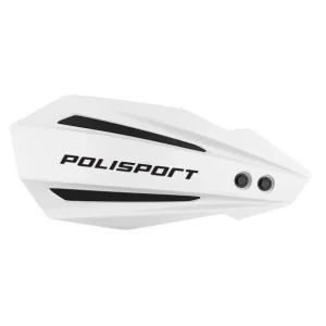 POLISPORT OFERTA SPECJALNA OSŁONY RĄK (HANDBARY) MODEL BULLIT Z UNIWERSALNYM ZESTAWEM MONTAŻOWYM 22/28 KTM KOLOR BIAŁE (OPAKO Najlepsza cena