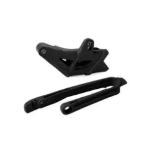 Oryginalny POLISPORT WYPRZEDAŻ PROWADNICA I ŚLIZG ŁAŃCUCHA (KOMPLET) KTM SX 85 '03-'14 KOLOR CZARNY