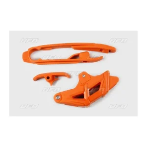UFO KOMPLET ŚLIZG (MAŁY I DUŻY) + PROWADNICA ŁAŃCUCHA KTM SX/SXF '16-'21 ( Z WYJĄTKIEM SX 250 '16) KOLOR POMARAŃCZOWY Ekspresowa dostawa