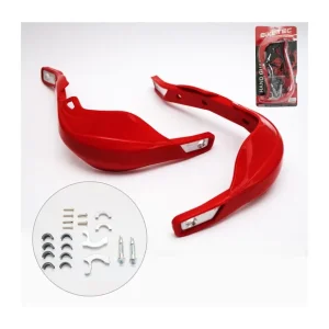 Ekspresowa dostawa BIKETEC PARTS OSŁONY RĄK (HANDBARY) ALU KOLOR CZERWONY (Z MOCOWANIAMI 22MM I 28MM)
