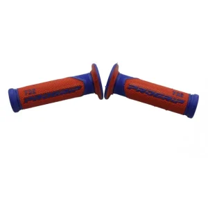 Tani PROGRIP MANETKI PG732 ROAD (22+25MM, DŁ.125MM) KOLOR CZERWONY/NIEBIESKI (DWUSKŁADNIKOWE) (732-338)