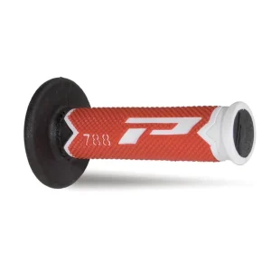 PROGRIP MANETKI PG788 OFF ROAD (22+25MM, DŁ.115MM) KOLOR BIAŁY/CZERWONY/CZARNY (TRÓJSKŁADNIKOWE)(788-216) Autentyczny