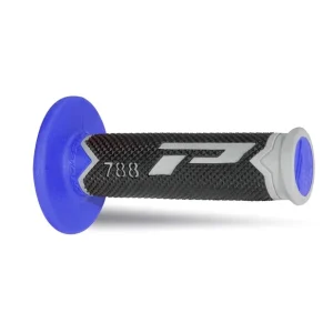 PROGRIP MANETKI PG788 OFF ROAD (22+25MM, DŁ.115MM) KOLOR SZARY/CZARNY/NIEBIESKI (TRÓJSKŁADNIKOWE) (788-215) Zwrot pieniędzy